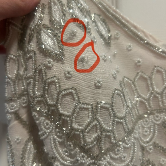 BHLDN Violetta by Adrianna Papell Beaded Gown | White | Size 2 | NWT - Picture 9 of 13